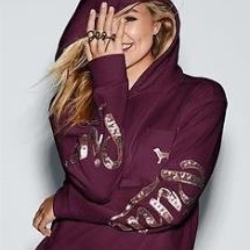 Victoria’s secret PINK sequin campus hoodie